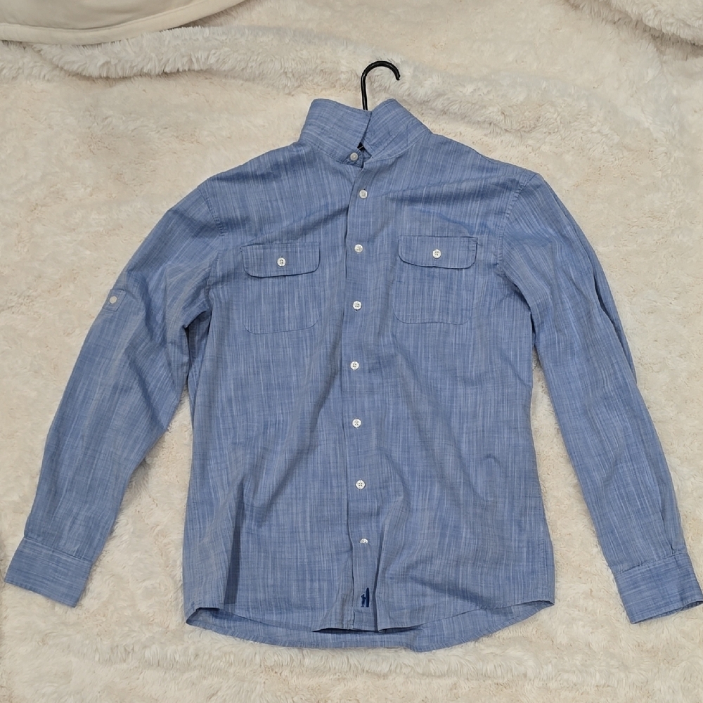 johnnie-O Light Blue Dress Shirt